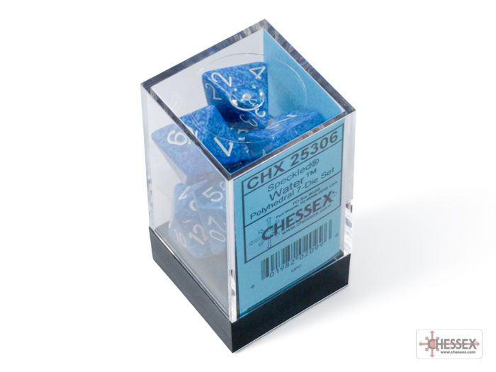 Speckled Water Polyhedral 7-Dice Set - CHX25306